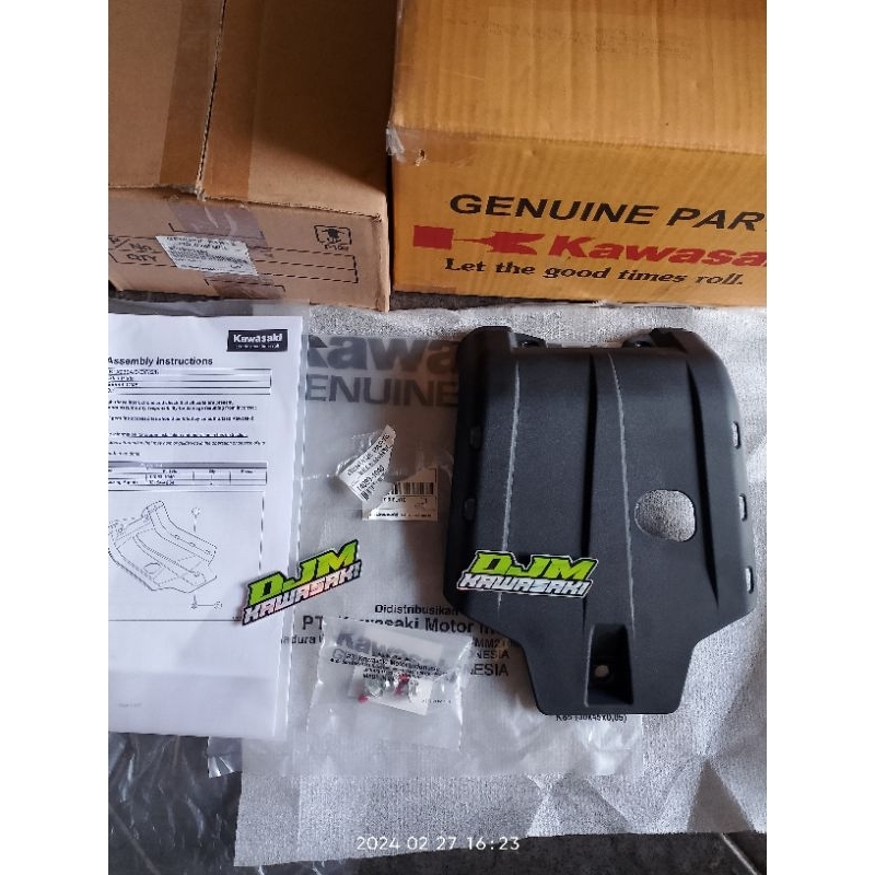 Engine guard skid plat cover mesin KLX 230 KLX 230 Original kawasaki