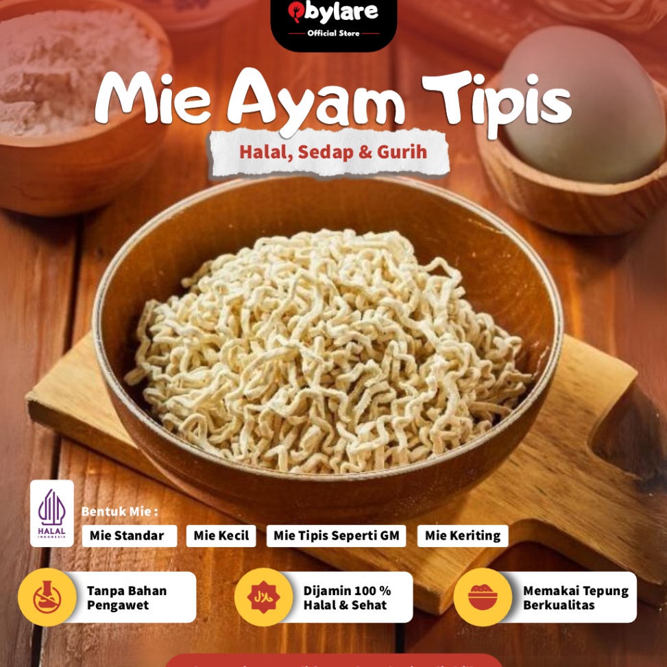 

HWS788 D2289 mie bakmi mie ayam tipis seperti GM mie mentah