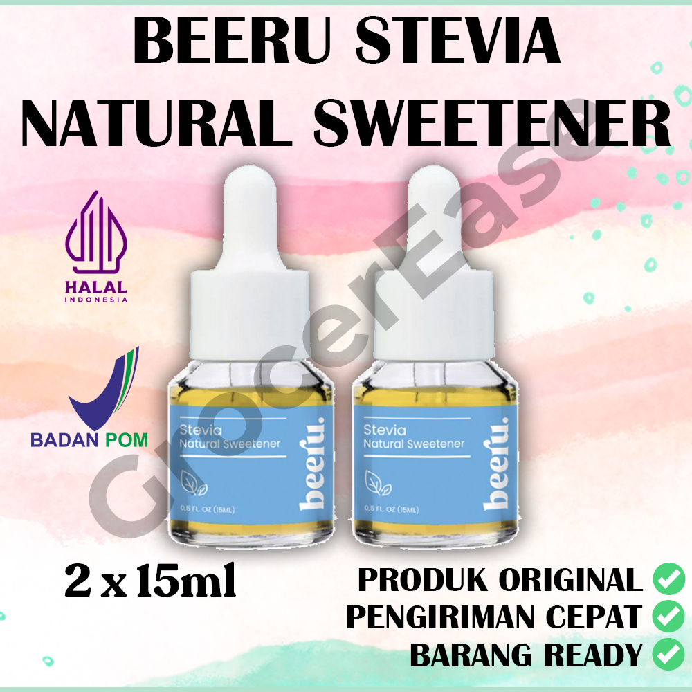 

BEERU STEVIA PAKET DOUBLE NATURAL SWEETENER 2x 15ml