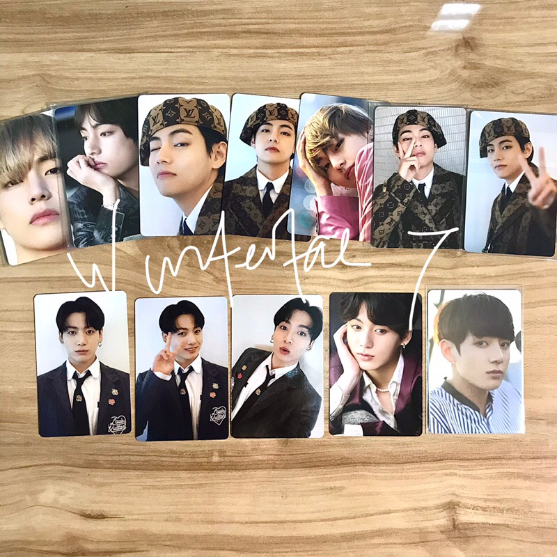[BUNDLE] PC Photocard DICON Taehyung jungkook BTS V Kim taehyung jeon jungkook