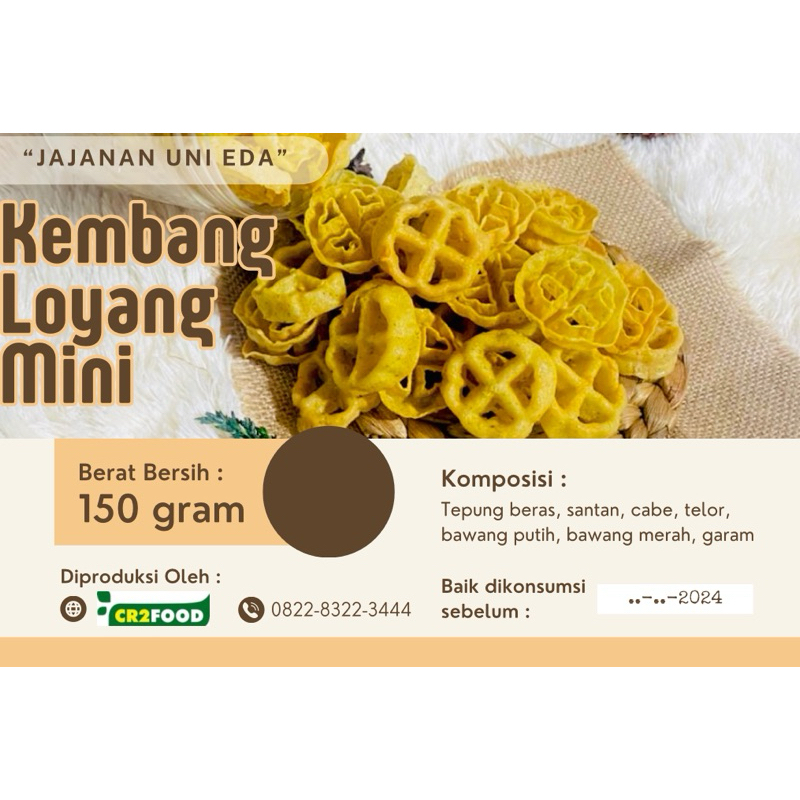 

Kembang Loyang Mini