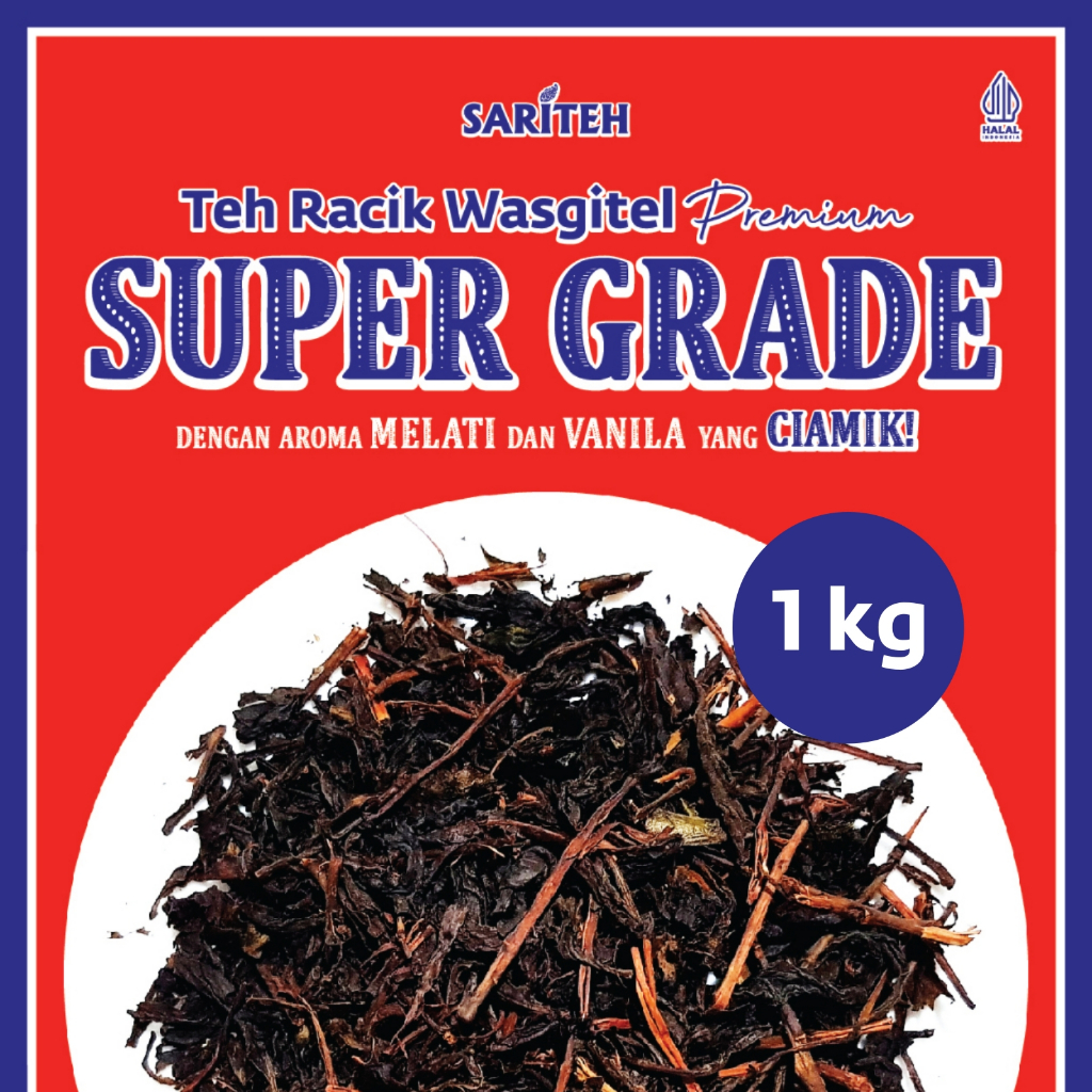 

Sariteh Indonesia Teh Racik Wasgitel Premium Vanilla Jasmine - Teh Melati Khas Jawa - 1 kg