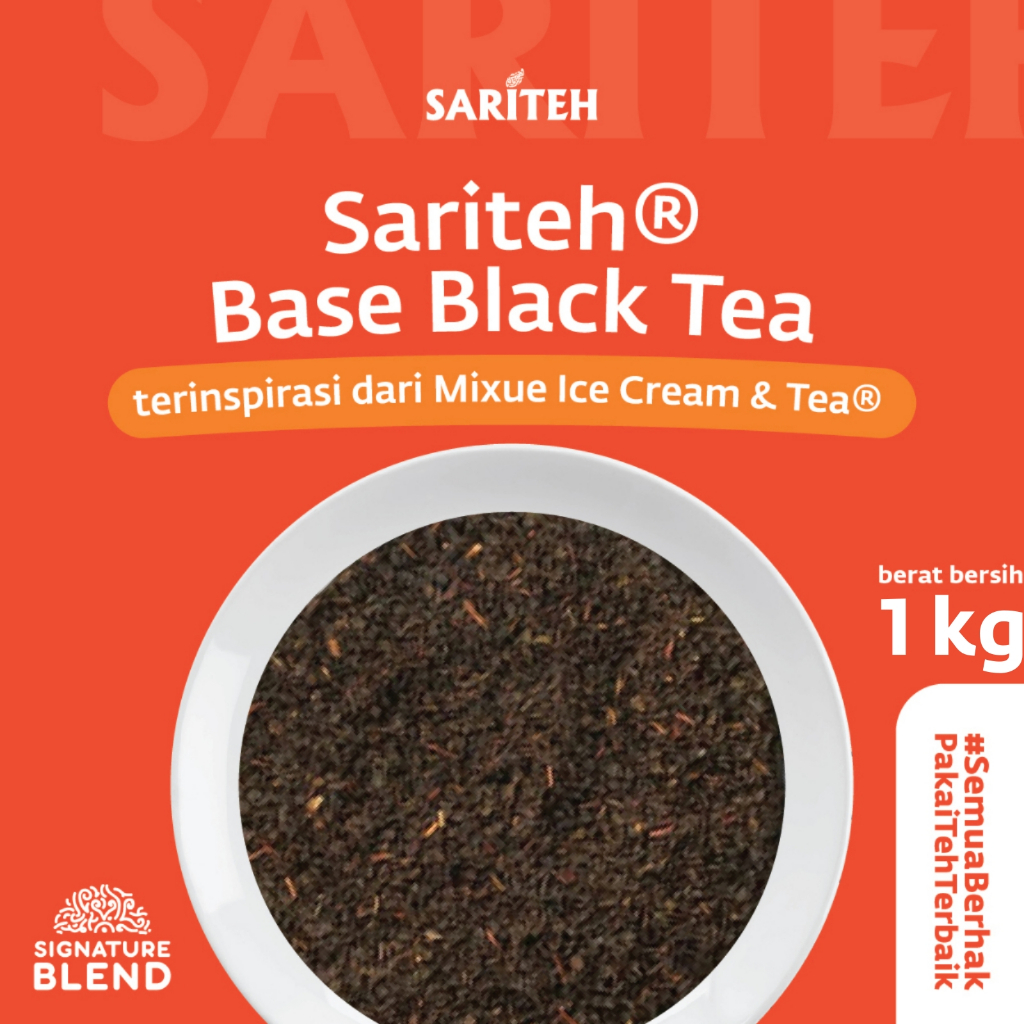 

Sariteh Indonesia x Mixue Base Black Tea Blend - Base Teh Hitam - 1 kg