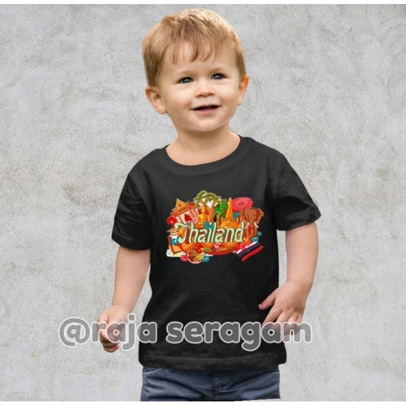 kaos ANAK ANAK thailand Baju oleh oleh anak 009