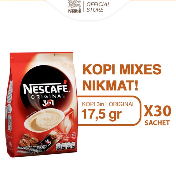 

IOF286 COD Nescafe Original 3in1 175gr x 3