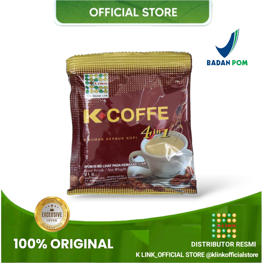 

Coffe 4in 1 kopi Arsbica klink