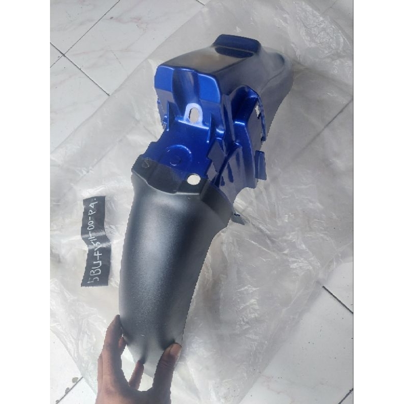 spakbor depan yamaha 125z original baru biru DPBMC