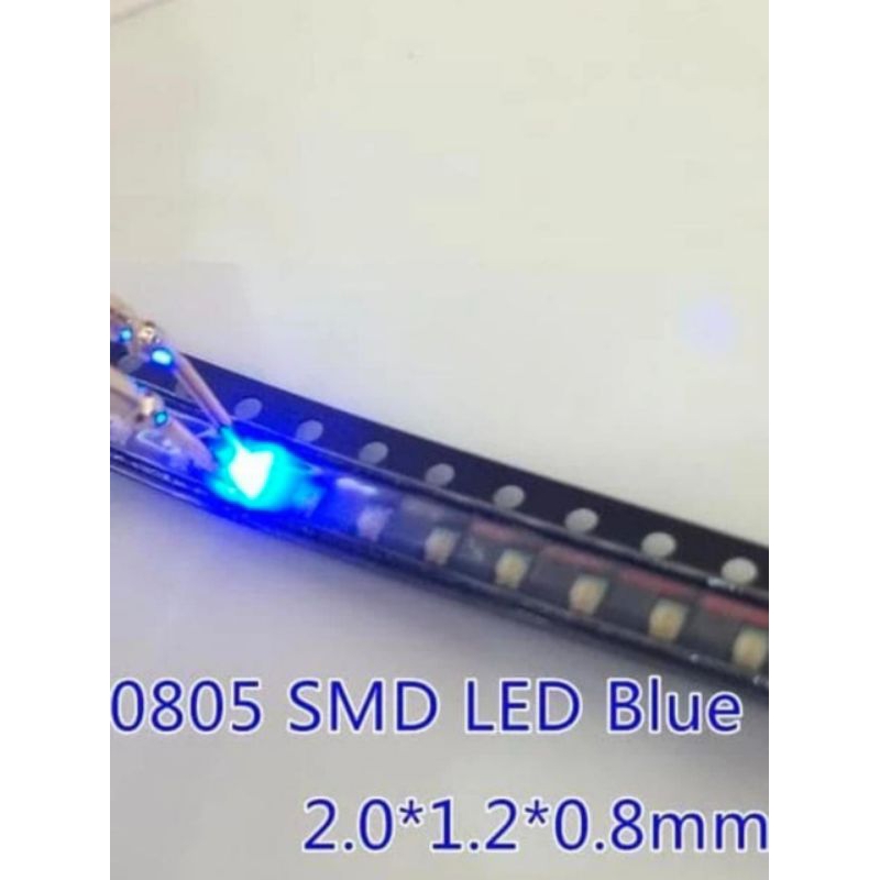 Led SMD 0805 biru 9 pcs SMD LED Blue