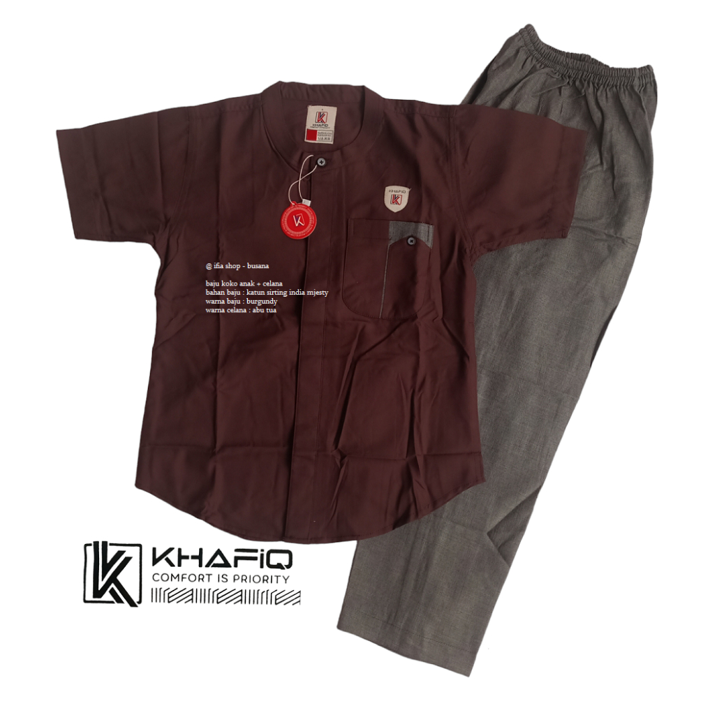 Baju Koko Anak Laki-Laki Terbaru Setelan Atas Bawah Dijamin Bahan Adem Halus