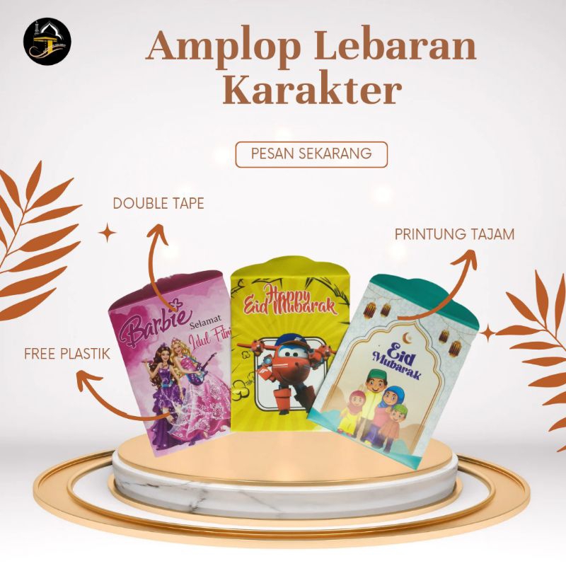 

Amplop Lebaran Mini Lebaran Idul Fitri THR Amplop Karakter ATM Snack