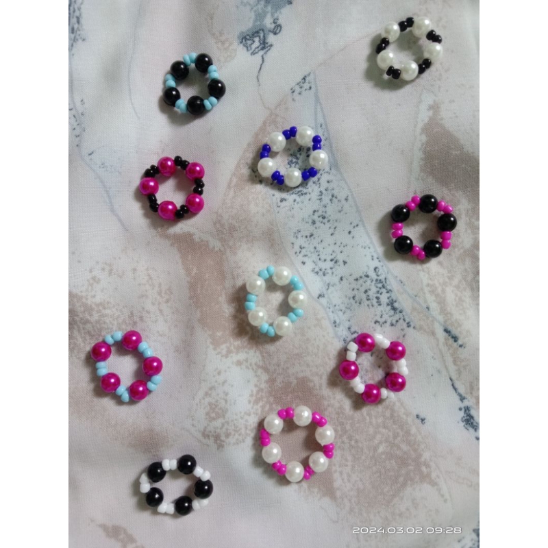 cincin manik manik// cincin mutiara//cincin manik mutiara