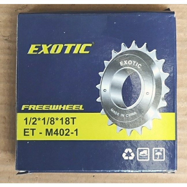 Freewheel Gear Belakang 18T EXOTIC Sepeda Anak BMX Onthel Becak Anak Fixie Universal COD Murah