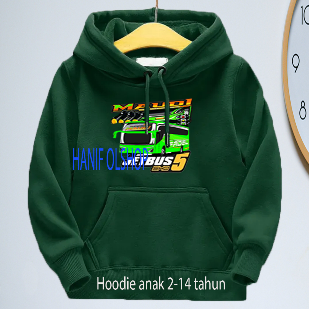 #JAKET HOODIE ANAK BUS MAUDI ASYROF JB5 LAKI-LAKI PEREMPUAN USIA 1 2 3 4 5 6 7 8 9 10 11 12 13 THN B