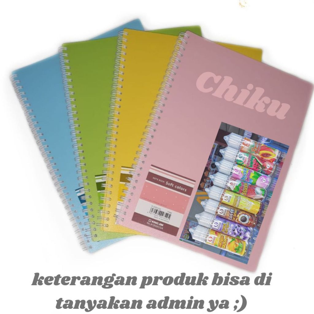 

CHIKU!! memo notebook leephisaa [60] buku tulis spiral ring