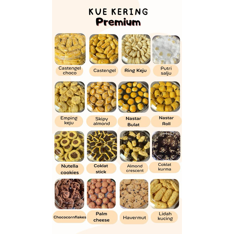 

BEST SELLER Kue Kering PREMIUM Homade
