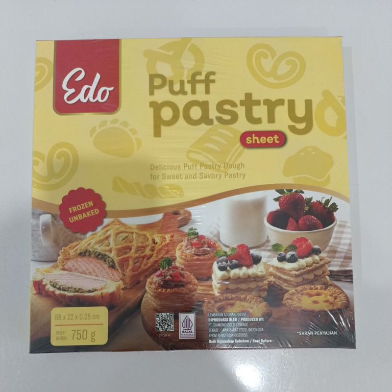 

PUFF PASTRY SHEET 750GR