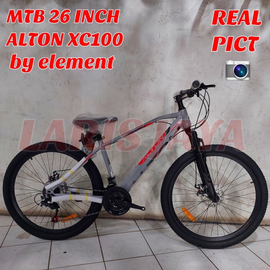BONUS JALU DAN BRACKET BOTOL SEPEDA GUNUNG 26 INCH ELEMENT ALTON XC100 MTB 26 ALTON XC 100 ELEMENT