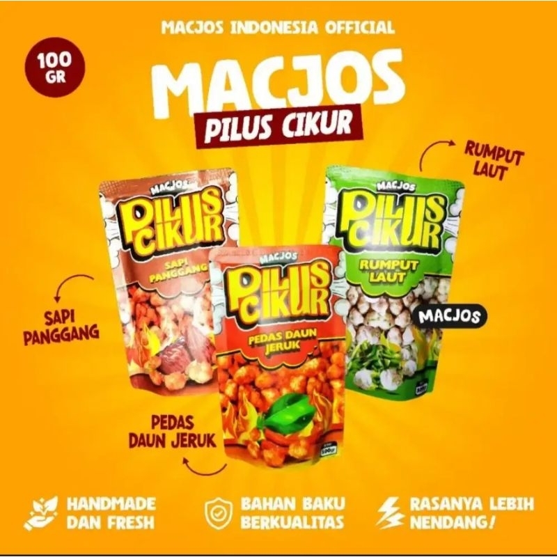 

Pilus Cikur Macjos 100 Gram