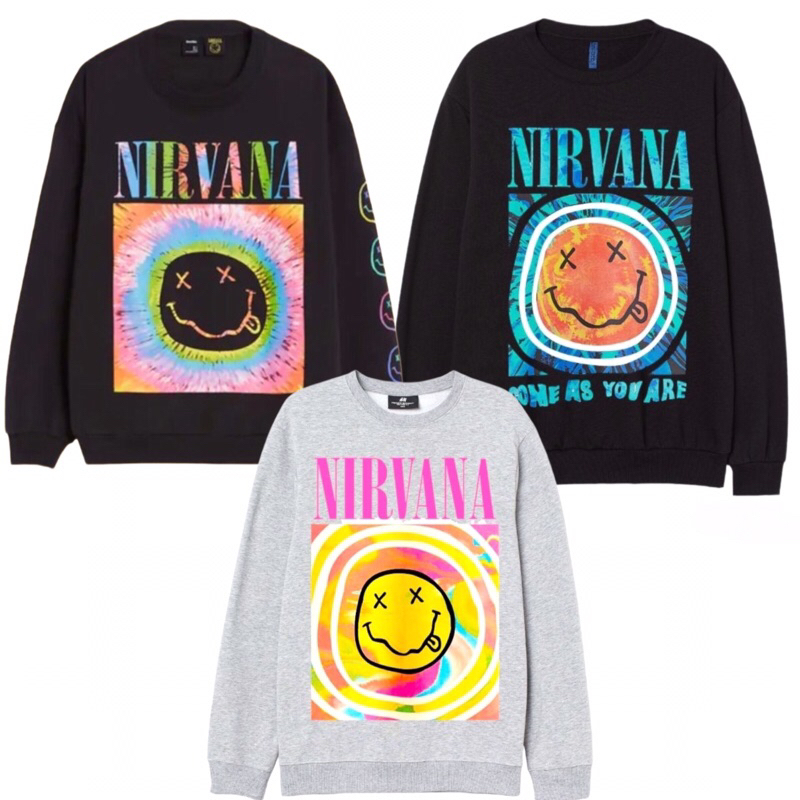 Sweatshirt HnM Nirvana Multicolor