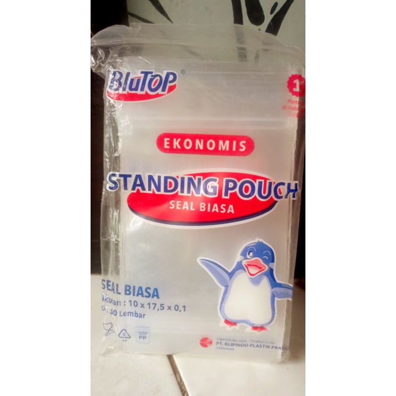 STANDING POUCH 10X17.5 SINGLE SEAL