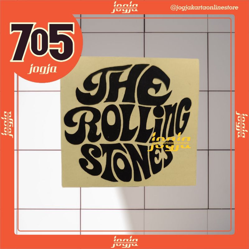 Stiker Band The Rolling Stones The Rolling Stones 7 Cm