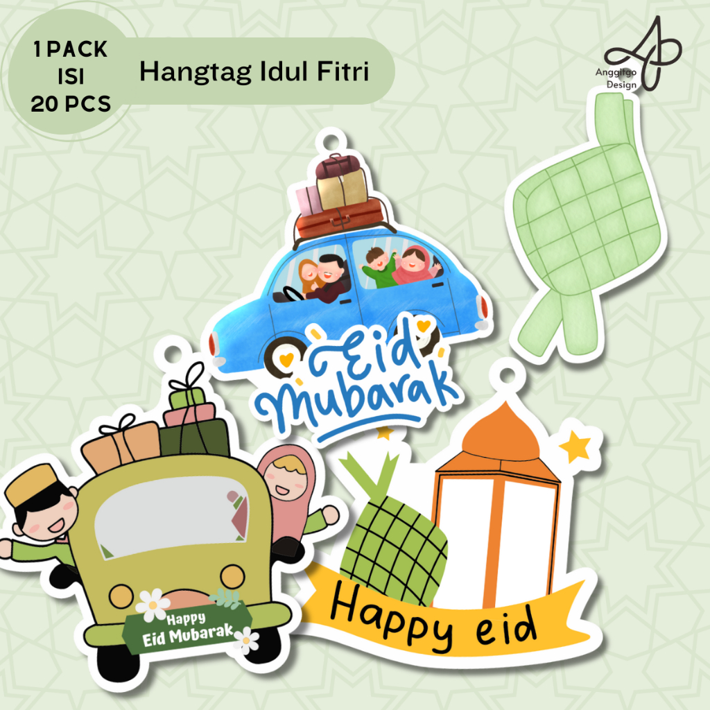 

Hangtag Idul Fitri Tag Lebaran Eid Mubarak Hang Tag Parcel Hampers Lebaran