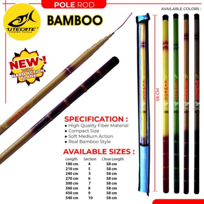 Joran Tegek Utecate Bamboo