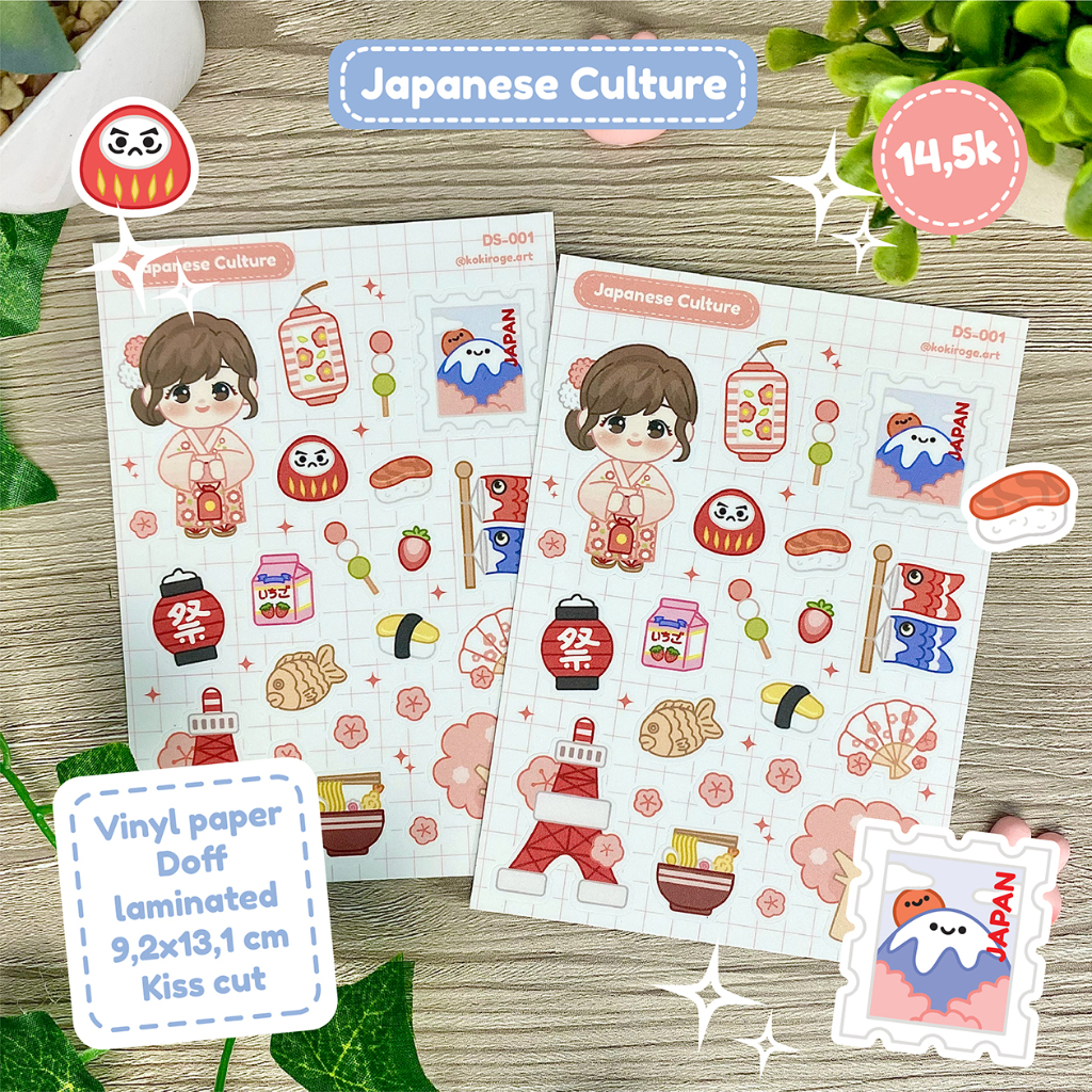 

Japanese culture stickersheet