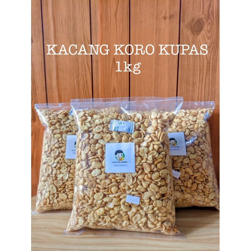 

KACANG KORO KUPAS 1KG ( FREE PACKING DUS DAN BUBLE WARP )