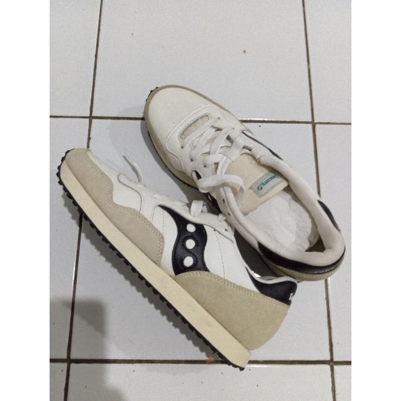 Saucony Men DXN Trainer Vintage (brown white gum) size 44 ,10 us,28 cm