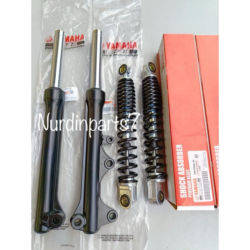 As Shock Depan Plus Tabung + Shockbreaker Belakang Vega ZR Vega rr Vega R New 5D9