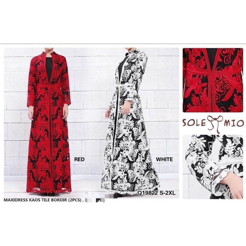 SALE gamis dewasa SOLEMIO Q19822