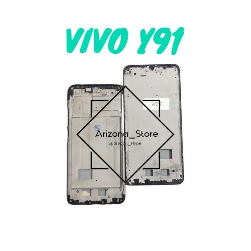 FRAME LCD / TULANG TENGAH DUDUKAN LCD VIVO Y91/Y91C ORIGINAL