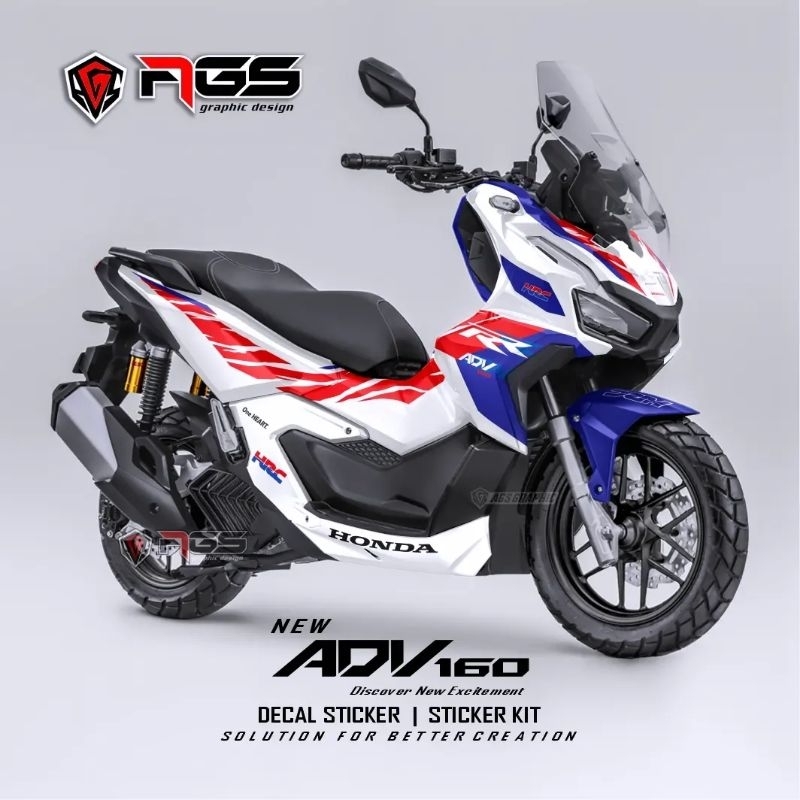 DECAL HONDA ADV160 / DECAL STICKER ADV160 FIREBLADE / DECAL FULL BODY / ADV / advagsgraphic