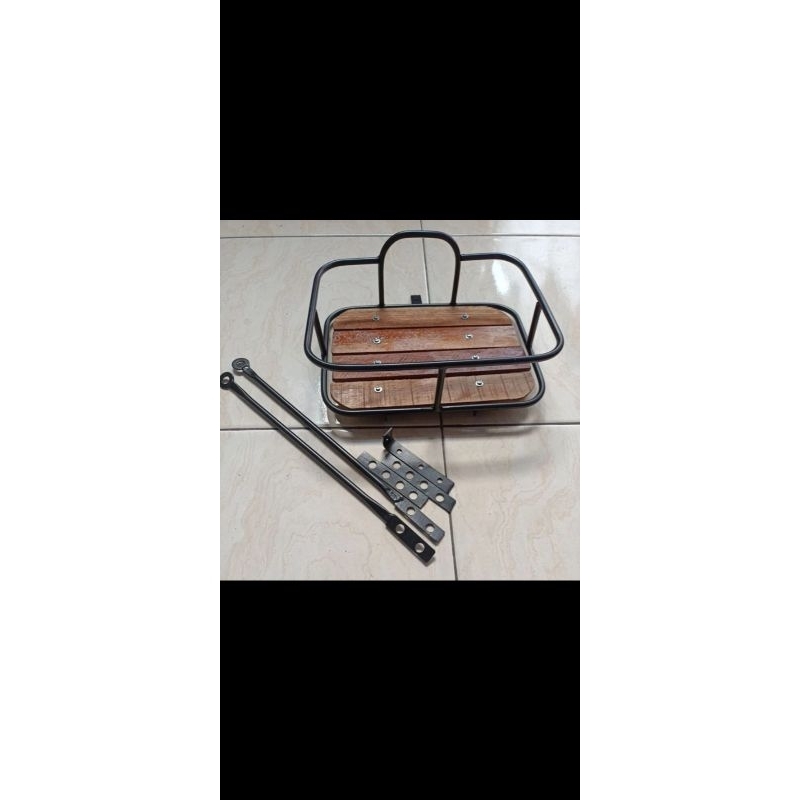 Keranjang sepeda lipat MTB fixi keranjang sepeda universal front track depan