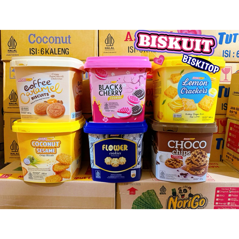 

❤️ GKJ STORE ❤️ BISKITOP BISCUITS JAR