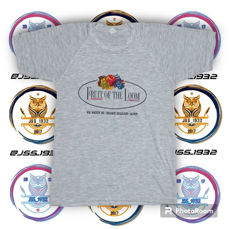Kaos / T-shirt FRUIT OF THE LOOM 90's TEE ORIGINAL Murah Retro Vintage Rare Outfit Fashion - S
