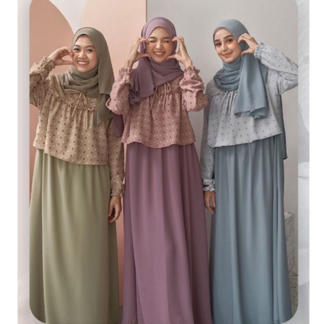 NANIA DRESS GAMIS CRINKLE BY CASSIE LABELS