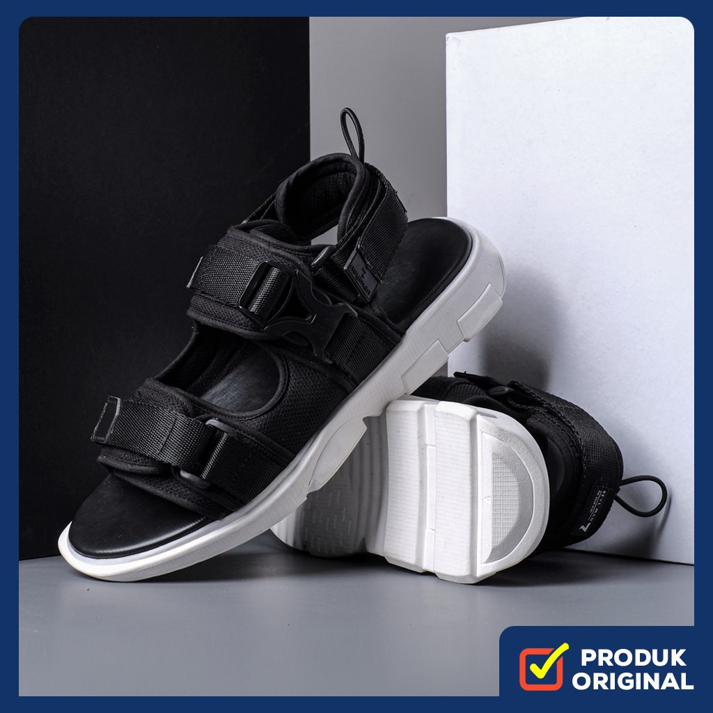 KIND BLACK ORIGINAL x REYL MAN Sandal Gunung 2 in 1 Hitam Pria Casual Jalan Santai Traveling Main Ha