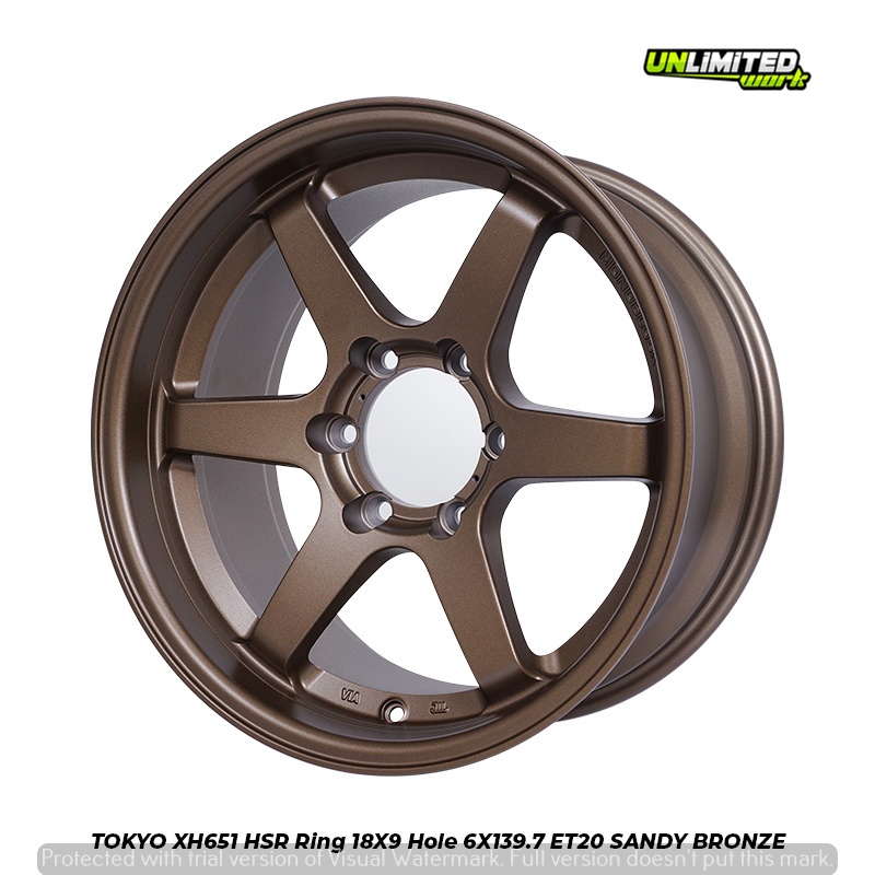 Pelek TE37 Lobang 6X139 R18 Buat Pajero Fortuner Hilux Dc HSR TOKYO Original