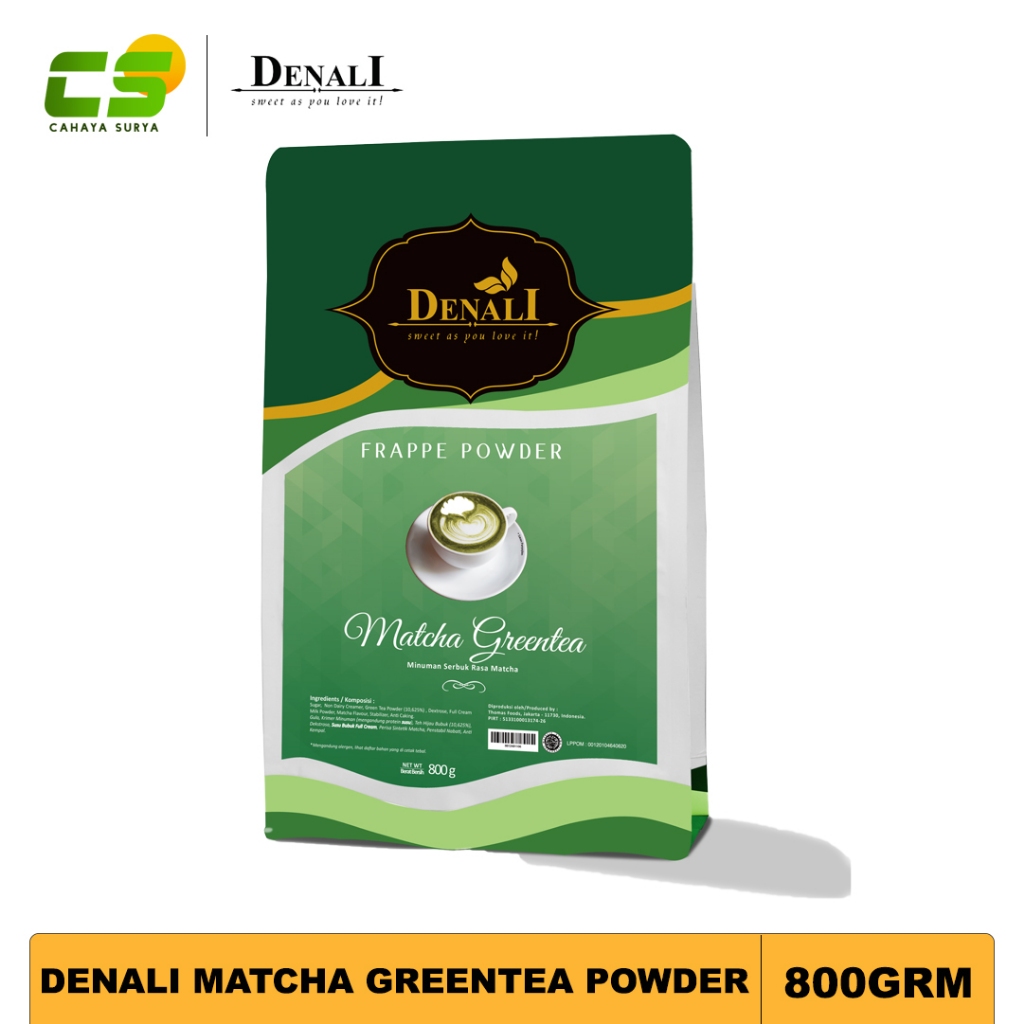 

Denali Powder / Bubuk Minuman - Matcha Greentea 800 gr