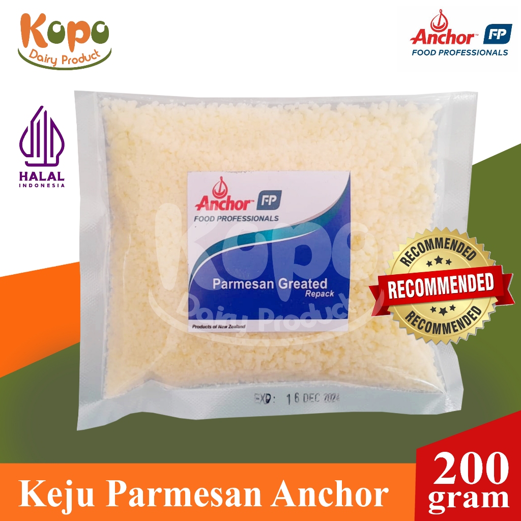 

Keju Parmesan Mozzarella Anchor - Parmesan Chesse - Anchor Chesse (200gr)