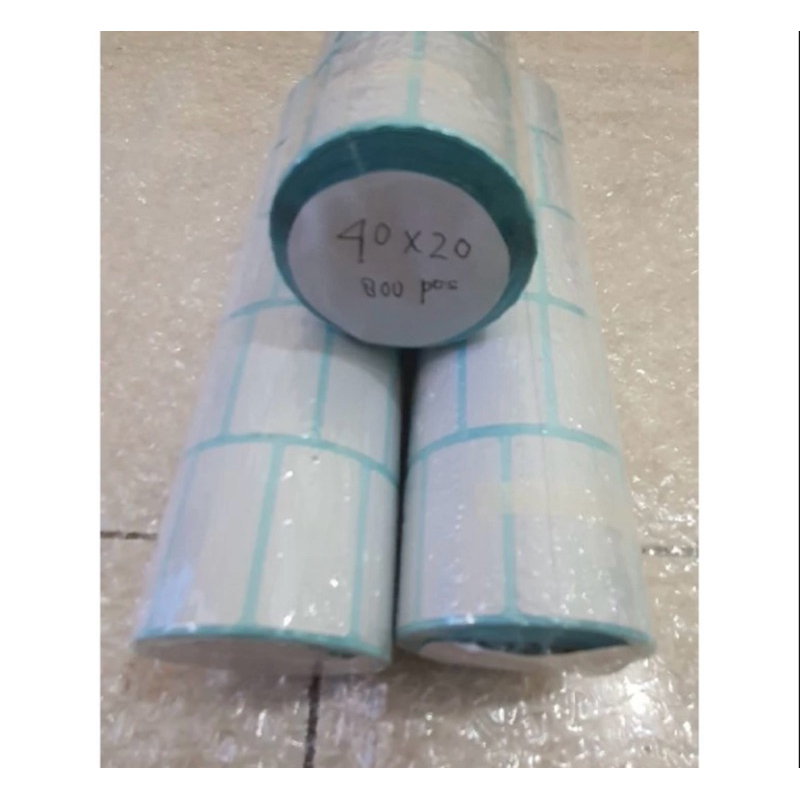 

label thermal sticker 40x20 800pcs