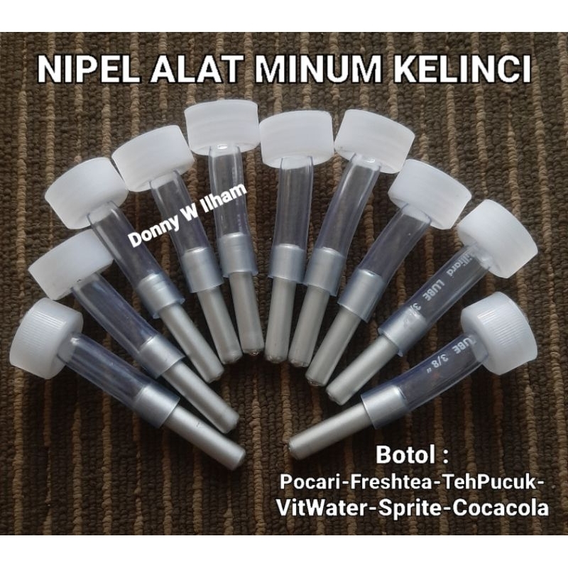 NIPEL Kelinci Gotri kecil Cocok botol Pocari Freastea TehPucuk Vitwater Sprite Fanta (Ades Vit Aqua 