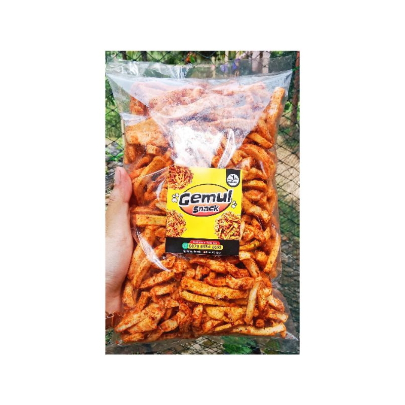 

BASRENG PEDAS DAUN JERUK 500 gr GEMUL SNACK