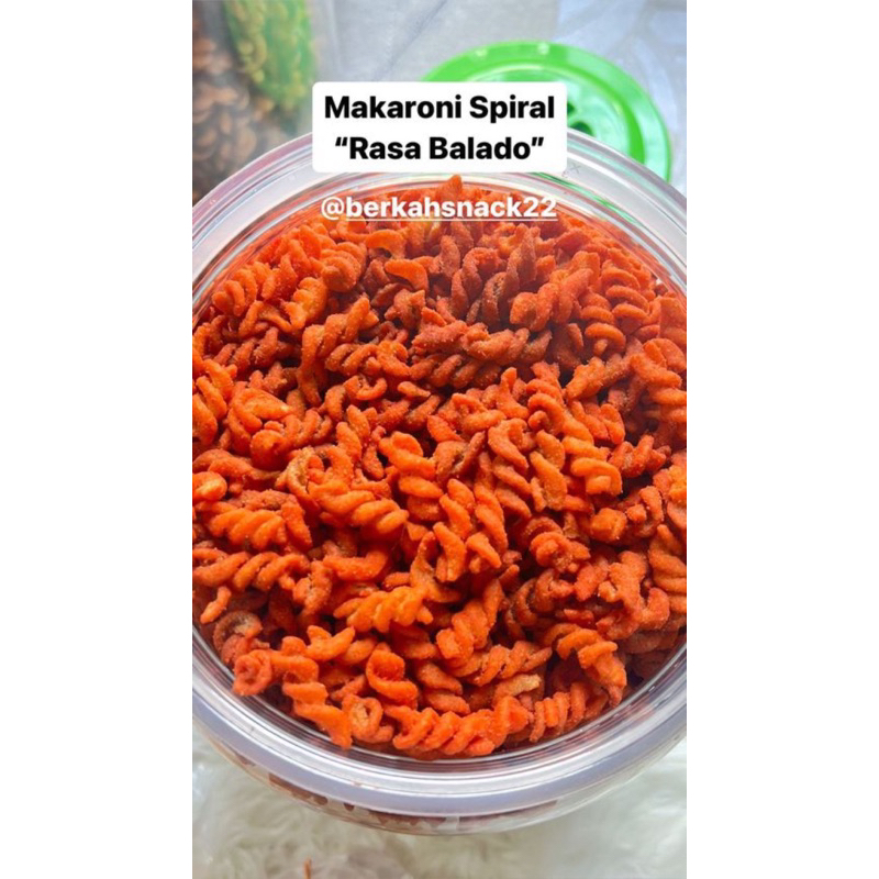 

Makaroni spiral rasa balado