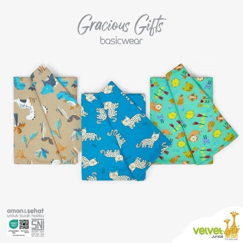 Bedong Velvet Junior Bedong Bayi Bedong Newborn