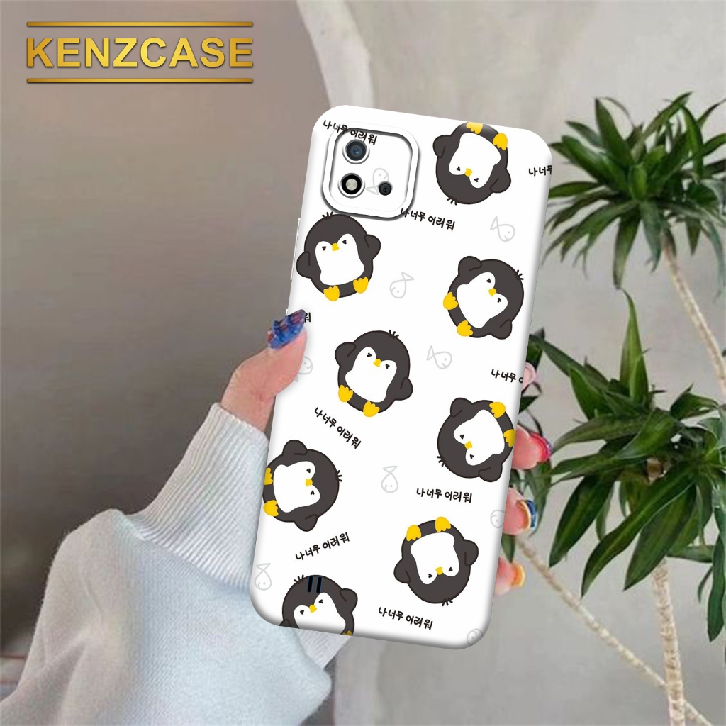 Soft case Hp REALME C11 2021/C20 - KENZCASE- Fashion Case Aesthetic - Silicon - Pelindung Belakang H