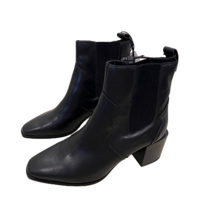 [NEW] SALE Original ZARA Boots Boot Sepatu Shoes Black ZR Chelsea Hak Ankle Winter Summer Auntumn Mu