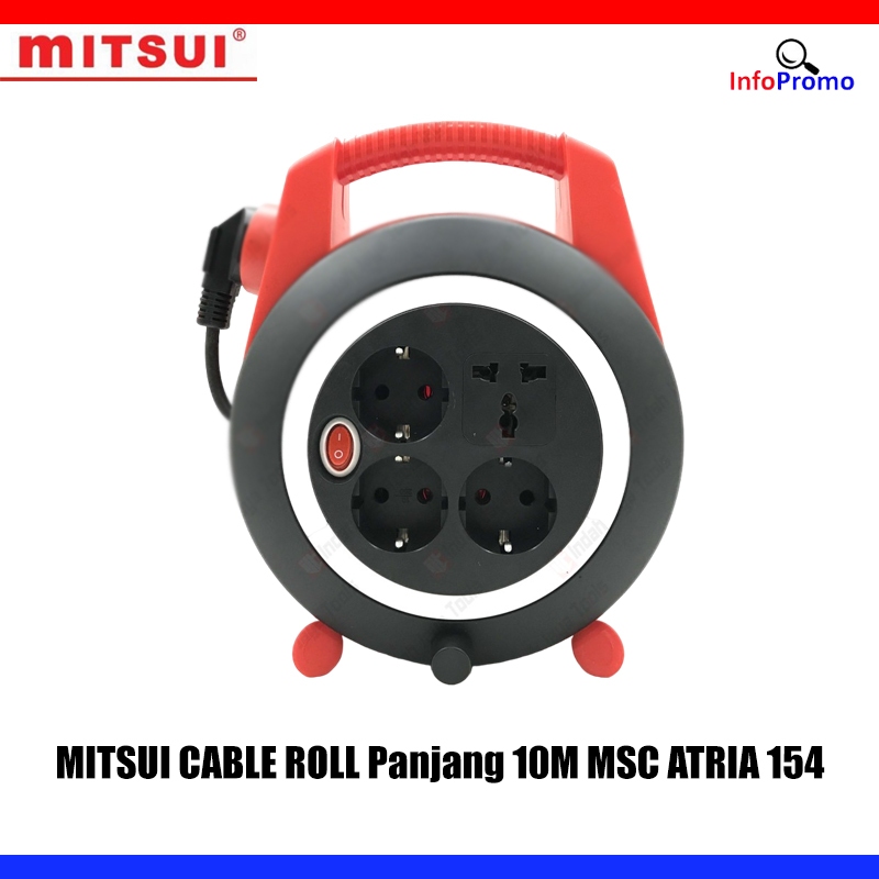 Mitsui Cable Roll Panjang 10M MSC Atria 154-4 Lubang Saklar Box Arde SNI